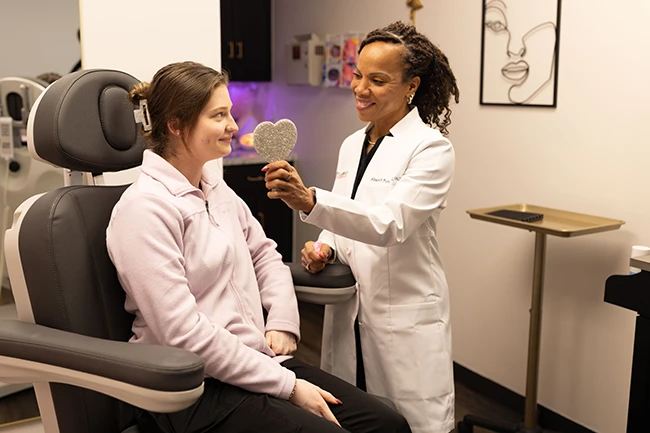 Flamingo Medical Spa Doctor and Patient